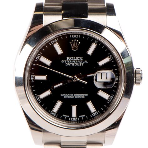 rolex datejust ii 41mm black dial stainless steel bracklet|rolex datejust 41 oystersteel.